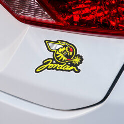 Jordan Buzzin Hornets Sticker - Jordan F1 Stickers