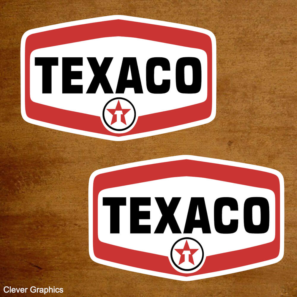 Texaco Racing Stickers
