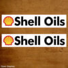 Shell Oils Rectangle Stickers