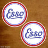 Esso Circle Stickers