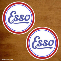 Esso Circle Stickers