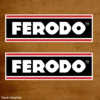 Ferodo Black and Red Rectangle