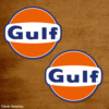 Gulf Racing Stickers
