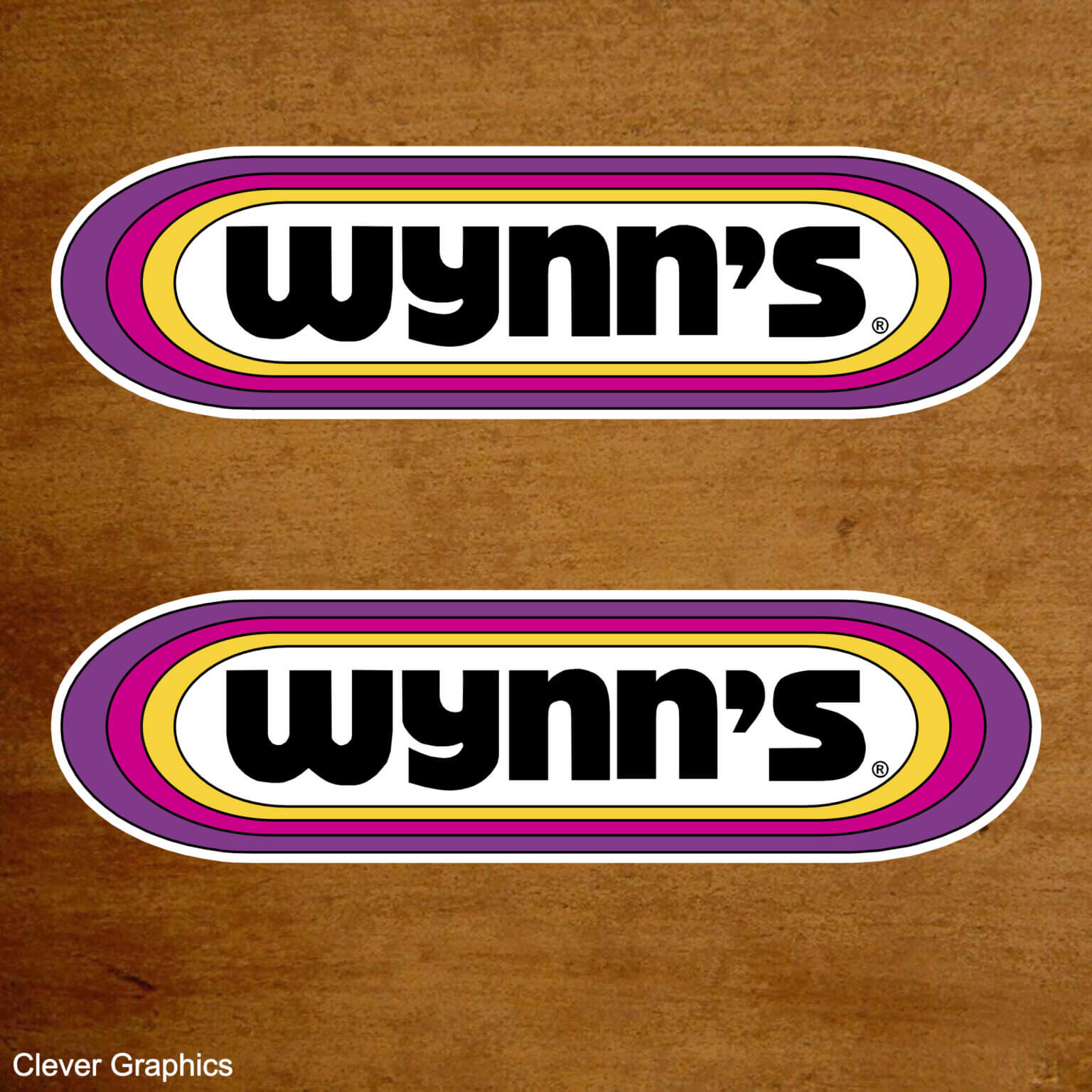Wynn's Rainbow Stickers
