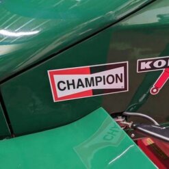 Champion Sticker on Tyrrell 011