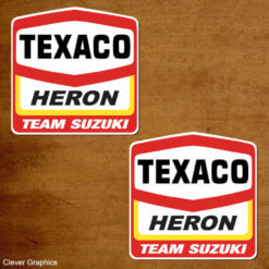 Texaco Heron Racing Stickers
