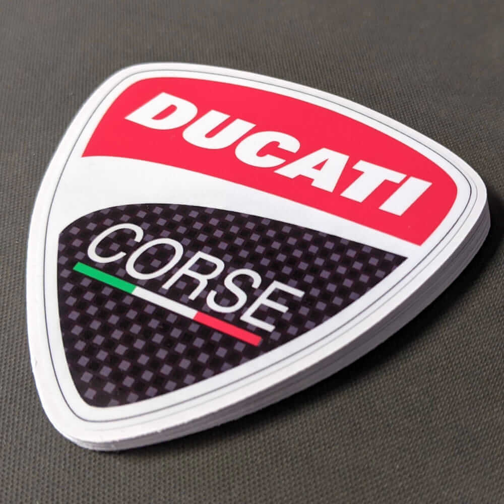 Ducati Corse Shield Stickers Die Cut
