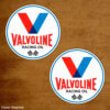 Valvoline Racing Oil Round Sticker