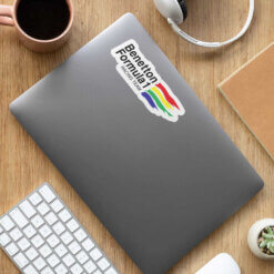 Benetton Formula 1 Racing Team Laptop Sticker