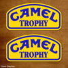 Camel Trophy Stickers, Blue and Yellow. Race Stickers.