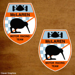 McLaren Racing Retro Stickers