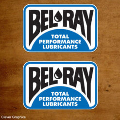 Bel-Ray Performance Lubricants Stickers