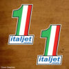 Italjet Moto Number 1 Stickers