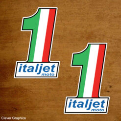 Italjet Moto Number 1 Stickers