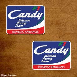 Toleman F1 Team, Retro F1 Stickers, Ayrton Senna