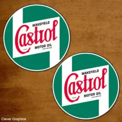 Castrol Wakefield Motor Oil Stickers