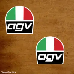 AGV helmet Stickers.