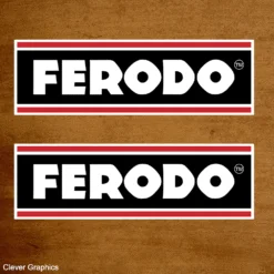 Ferodo Black and Red Rectangle