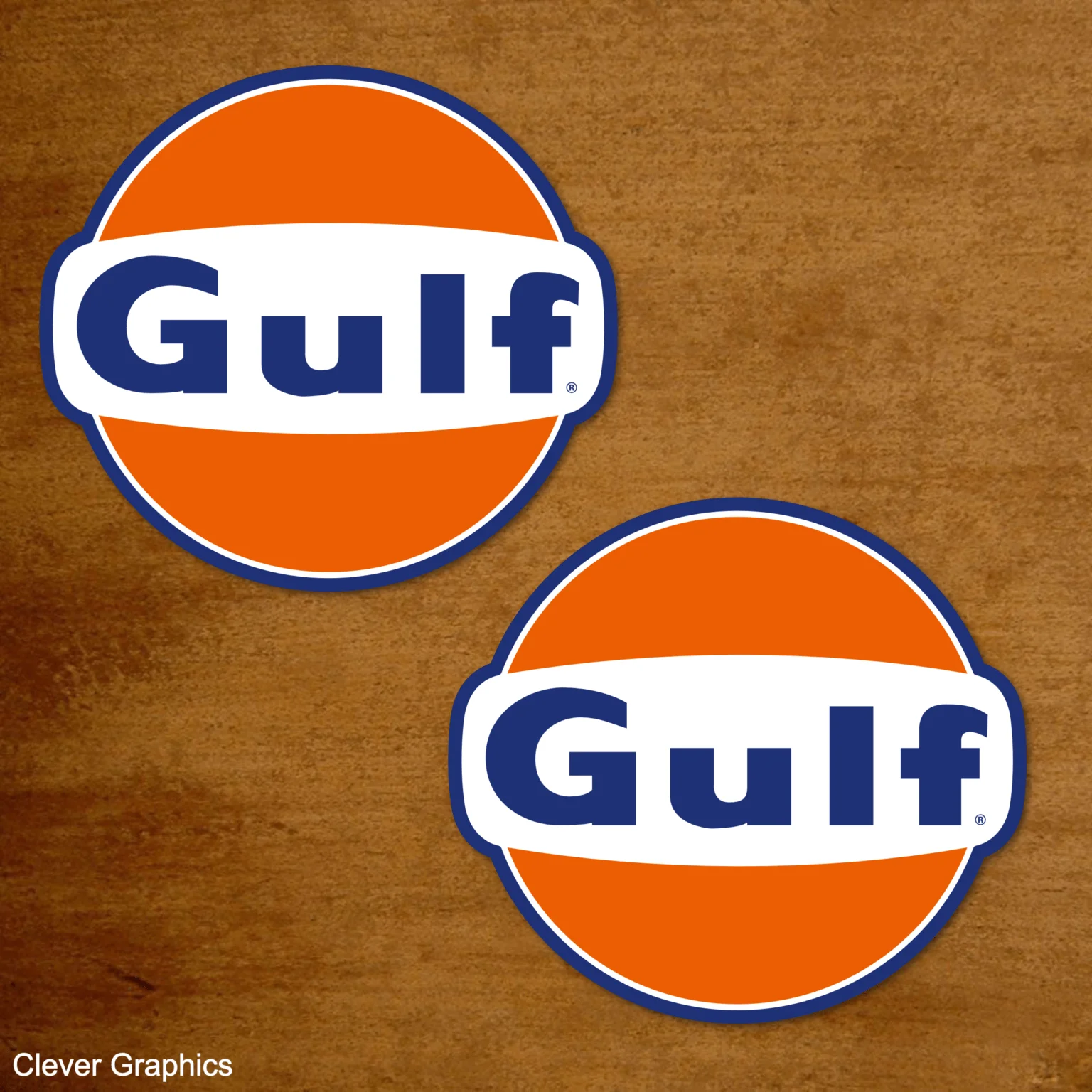 Gulf Racing Stickers
