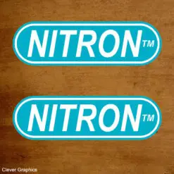Nitron Racing Shocks Stickers, Nitron Racing Shocks Decals