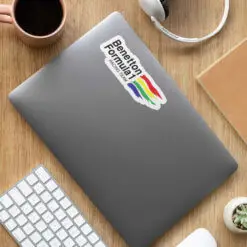 Benetton Formula 1 Racing Team Laptop Sticker