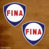 Fina Blue Shield Sticker, Fina Sticker Custom Sizes.