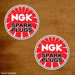 NGK Spark Plugs Stickers, Moto GP Sticker