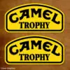 Camel Trophy Stickers, Black and Yellow. Race Stickers.