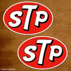 STP Oil Decal 1954–1966