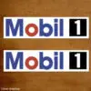 Mobil 1 Stickers, Rectangle Mobil Decals