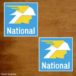 National Petrol Stickers