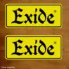 Exide Batteries Sticker Retro Exide Sticker