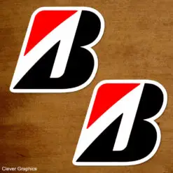 Bridgestone B stickers