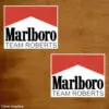 Marlboro Team Roberts classic bike stickers